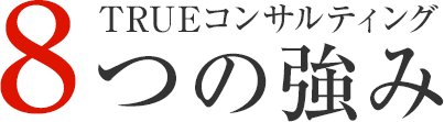 TRUEコンサルティング 8つの強み