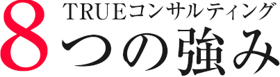 TRUEコンサルティング 8つの強み